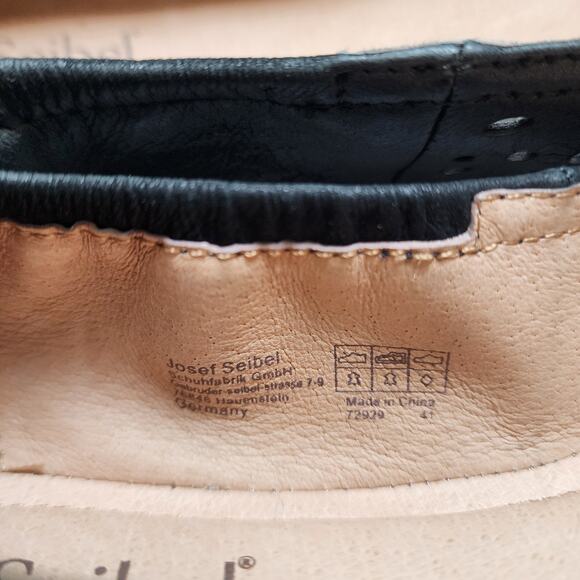 Josef Seibel Womens Pippa Ballet Flats Size EU 41 US 10-10.5 Nesty Oil Leather - Picture 8 of 8